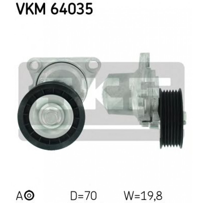 VKM 64035 SKF Натягувач поліклинового ременя